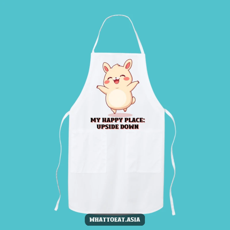 Funny Bao Bun Cartwheel Apron: Cook with Joy, Perfect Kitchen Gift!