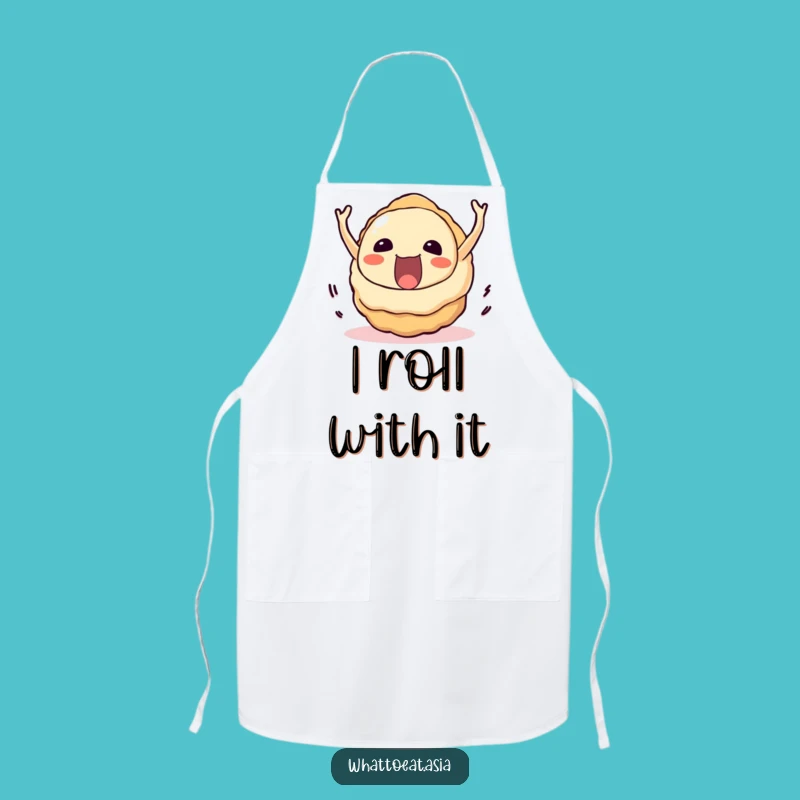 Funny Takoyaki Rolling Apron: Cook with Adventure, Perfect Kitchen Gift!