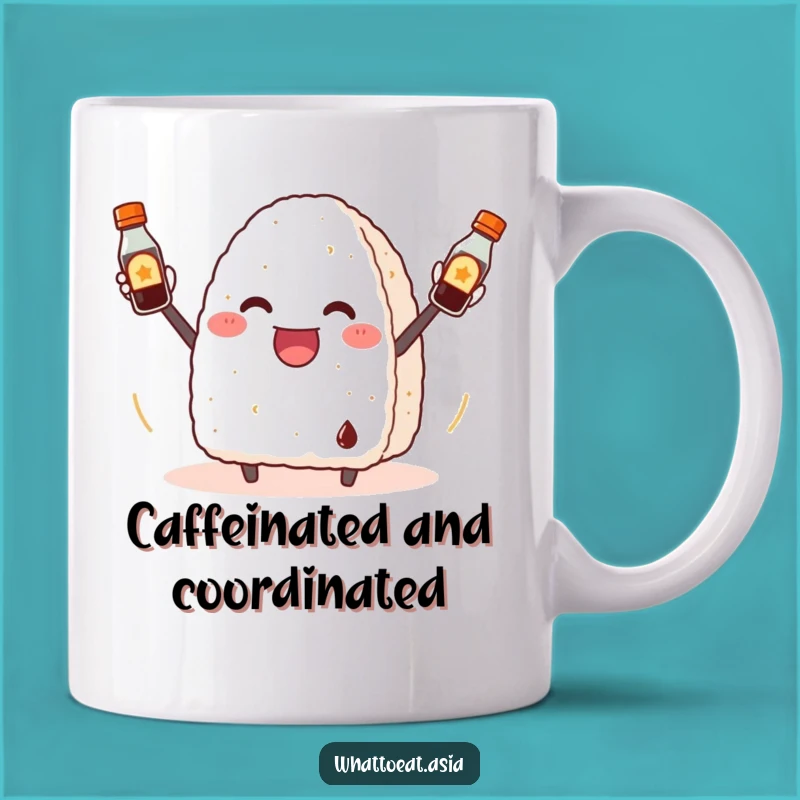 Funny Onigiri Juggling Mug: A Hilarious Culinary Skill, Perfect Gift!