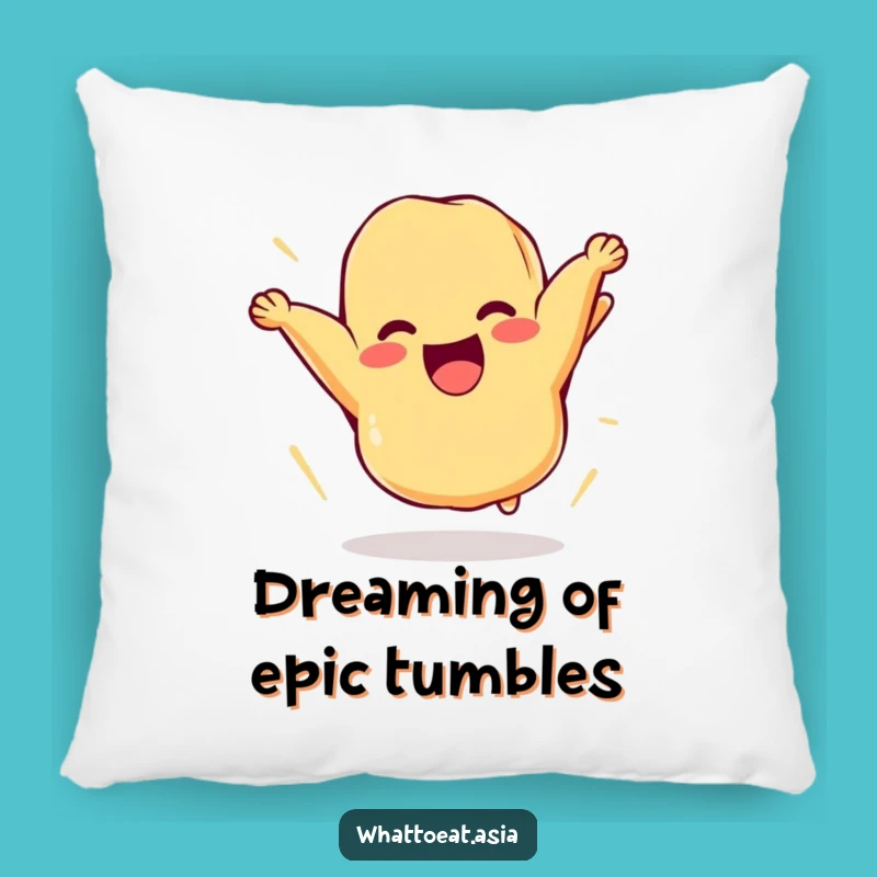 Funny Tempura Pillow: Cuddle Up with Comical Crunchiness!
