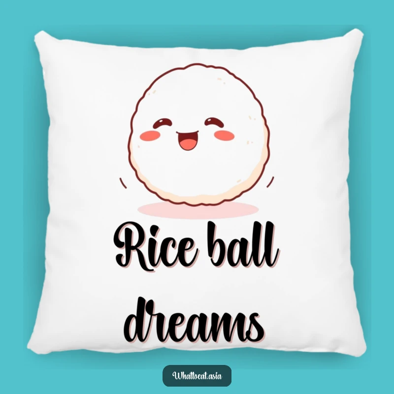 Funny Onigiri Pillow: Cozy Wiggling Ball Cushion, Adorable Gift!