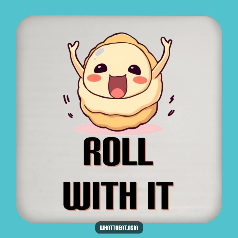 Funny Takoyaki Rolling Coaster: Protect Surfaces with Humor, Great Gift!