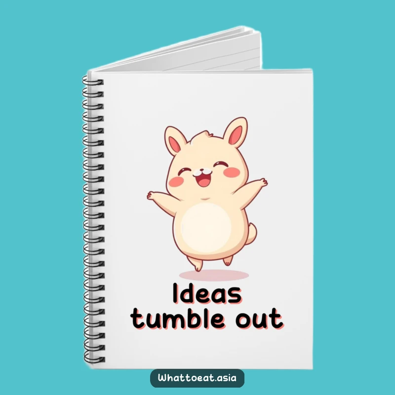 Funny Bao Bun Cartwheel Notebook: Jot Down Ideas with Delight, Perfect Gift!