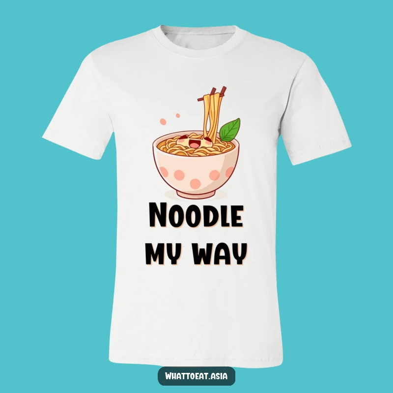 Funny Ramen Lover T-Shirt: Jubilant Bowl Stirring Tee, Perfect Gift!