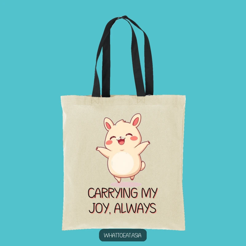 Funny Bao Bun Cartwheel Tote Bag: Carry Your Joy, Perfect Shopping Gift!