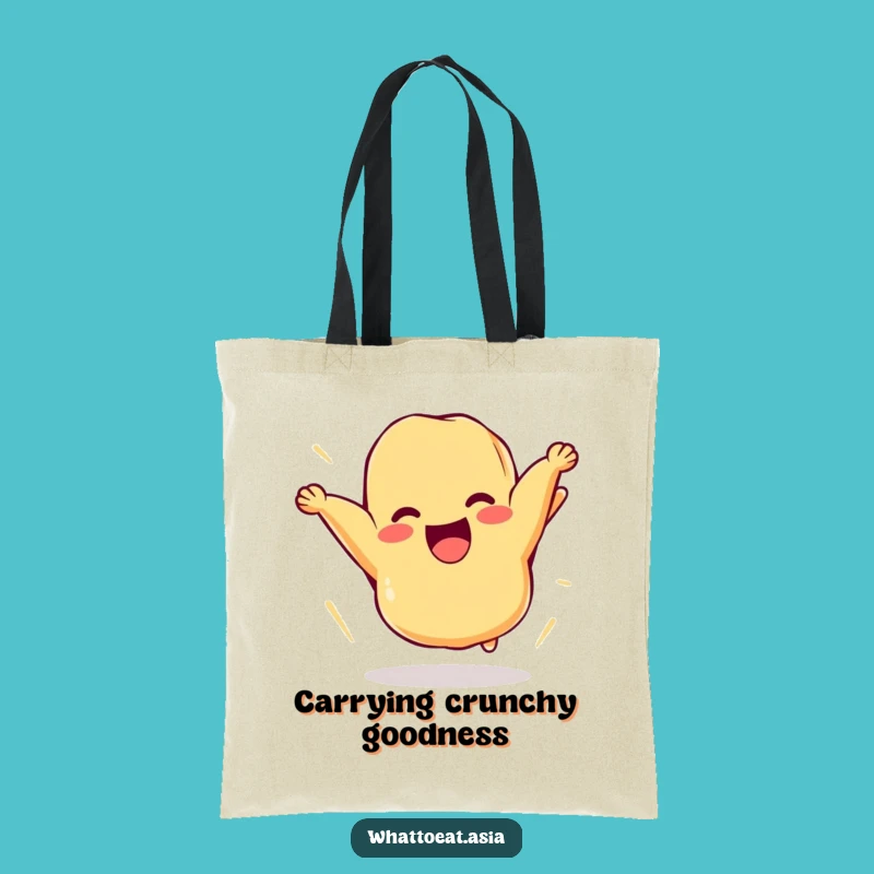 Funny Tempura Tote Bag: Carry Your Funky Food Finds!